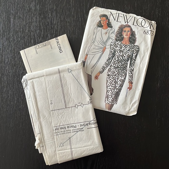 Vintage Dress Sewing Pattern: New Look - Picture 4 of 4